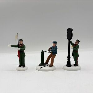 Dept 56 1999 Vintage HVC Dickens Village Busy Railway Station Set Of 3 56.58464